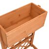 vidaXL Planter Orange Solid Firwood Medium Planters Planter