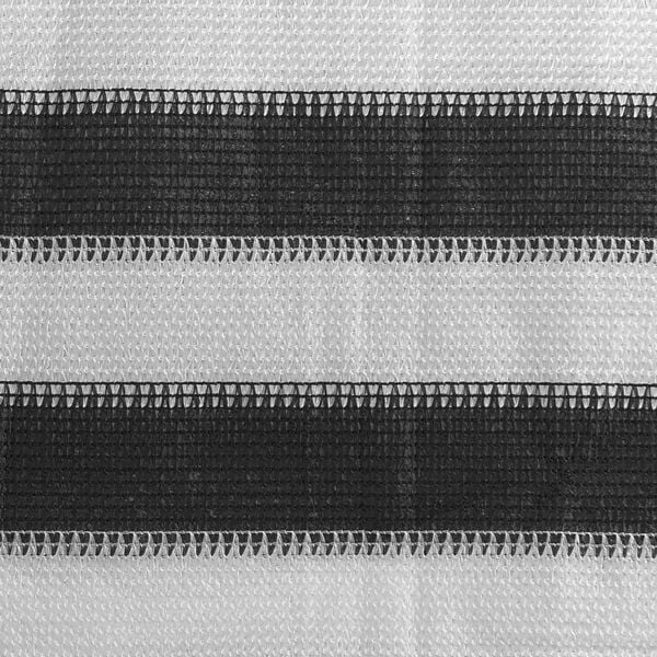 vidaXL Balcony Screen HDPE 35.4x236.2" Anthracite and White