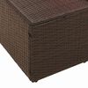 vidaXL Garden Sofa with Cushion 184 x 62 x 69 cm Poly Rattan