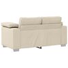 vidaXL Sofa 3 pcs Taupe Linen-blend Fabric