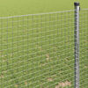 vidaXL Welded Wire Fence Silver 4.6'x 82'