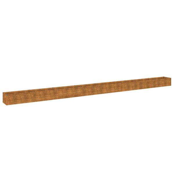 vidaXL Garden Raised Bed Rusty Corten steel 303.1x19.7x14.2 in