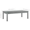 vidaXL Garden Lounge Set Gray Solid Acacia Wood Medium Modular