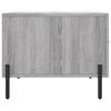 vidaXL Coffee Table Grey Sonoma Engineered Wood, Iron Standard