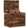 vidaXL Storage Box Smoked Oak Engineered Wood Large Storage Box
