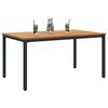 vidaXL Outdoor Tables natural and black 59.1" x 35.4" x 29.5