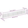 vidaXL Gabion Raised Bed Silver Galvanized Steel Large Durable