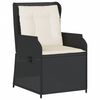 vidaXL Garden Lounge Set Black