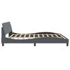 vidaXL Bed Frame Dark Grey