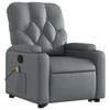 vidaXL Stand Up Massage Recliner Chair Gray