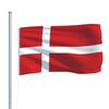 vidaXL Denmark Flag Red and White 68D 100% Polyester 35.4 x 59.1 in
