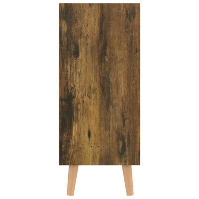 vidaXL Sideboard Smoked Oak 35.4"x11.8"x28.3" Engineered Wood