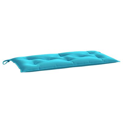 vidaXL Garden Bench Cushions 2pcs Turquoise 39.4"x19.7"x2.8" Fabric