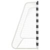 vidaXL Soccer Goal 118.1"x63"x35.4" Metal Black and White