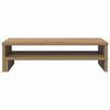 vidaXL Monitor Stand Artisian Oak 21.3x8.7x5.9" Engineered Wood