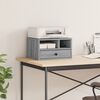 vidaXL Printer Stand Gray Sonoma 15.7"x12.6"x8.9" Engineered Wood