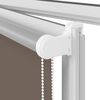 vidaXL Roller Blind Coffee 100% Polyester 57.1x51.2 in
