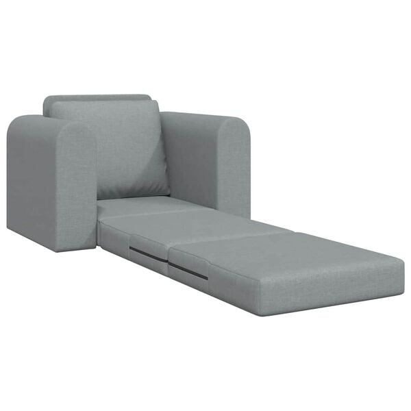 vidaXL Sofa Bed Light gray 98 x 71 x 83 cm fabric