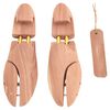 vidaXL Shoe Stretcher with Shoe Horn EU 42-43 Solid Wood Cedar