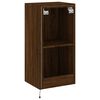 vidaXL TV Wall Cabinet Brown Oak Engineered Wood Medium TV Wall Cabinet