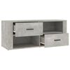 vidaXL TV Cabinet Concrete gray Engineered wood Medium TV Cabinet