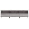 vidaXL TV Cabinet Grey Sonoma Engineered Wood, Iron Large TV Cabinet