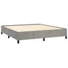 vidaXL Bed Frame Light Gray