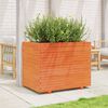 vidaXL Garden Planter Wax brown Solid pine wood