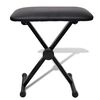 vidaXL Adjustable Keyboard Stand and Stool Set