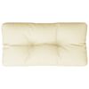 vidaXL Pallet Cushion Cream 100% polyester Waterproof Cushion
