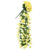 vidaXL Christmas Flower Garland Yellow PE 33.5 in long Decorative Inlays