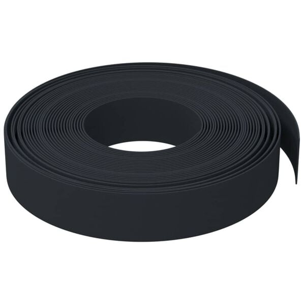 vidaXL Garden Edgings 5 pcs Black 32.8' 3.9" Polyethylene