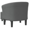 vidaXL Tub Chair Dark Grey Fabric (100% polyester), pinewood, plywood, foam