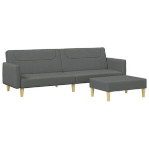 vidaXL Sofa Bed Dark Grey