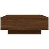 vidaXL Coffee Table Brown Oak Engineered Wood Low Durable Coffee Table