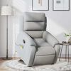 vidaXL Stand Up Massage Recliner Chair Light grey