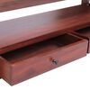 vidaXL TV Cabinet Brown Mahogany wood Medium TV Cabinet Rectangular