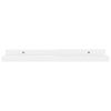 vidaXL Wall Shelf Set of 4 High gloss white MDF Medium Wall mounting