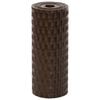 vidaXL Balcony Screens 5 pcs Brown and Black 100.4x7.5" Poly Rattan