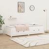 vidaXL Day Bed White Solid pine wood and plywood Twin