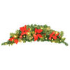 vidaXL Christmas Arch Green and Red PVC 35.4 inches long Christmas Arch