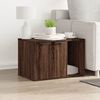 vidaXL Cat Litter Box Enclosure Brown oak Engineered wood