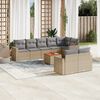 vidaXL Patio Sofa Set Mix Beige