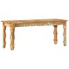 vidaXL Bench 43.3"x13.8"x17.7" Solid Reclaimed Wood