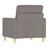 vidaXL Sofa Chair Taupe Fabric (100% polyester), metal, textilene, foam
