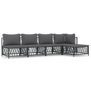 vidaXL Garden Lounge Set Anthracite