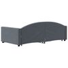vidaXL Daybed With Trundle Dark Grey