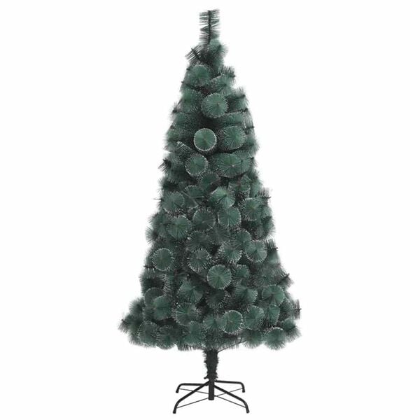 vidaXL Artificial Pre-lit Christmas Tree with 300 LEDs Green 70.9" PET