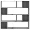 vidaXL Book Cabinet/Room Divider Gray Sonoma 41.3"x9.4"x40.2"
