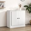 vidaXL Sideboard High gloss white Engineered wood Medium Sideboard